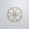 Ekena Millwork Medium Haswell Decorative Fretwork Wood Wall Panels, Hickory, 15 3/8"W x 15 3/8"H x 3/8"T WALW16X16X0375HWLHI - alternate 3